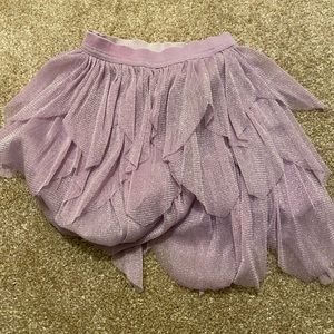 Purple flare skirt